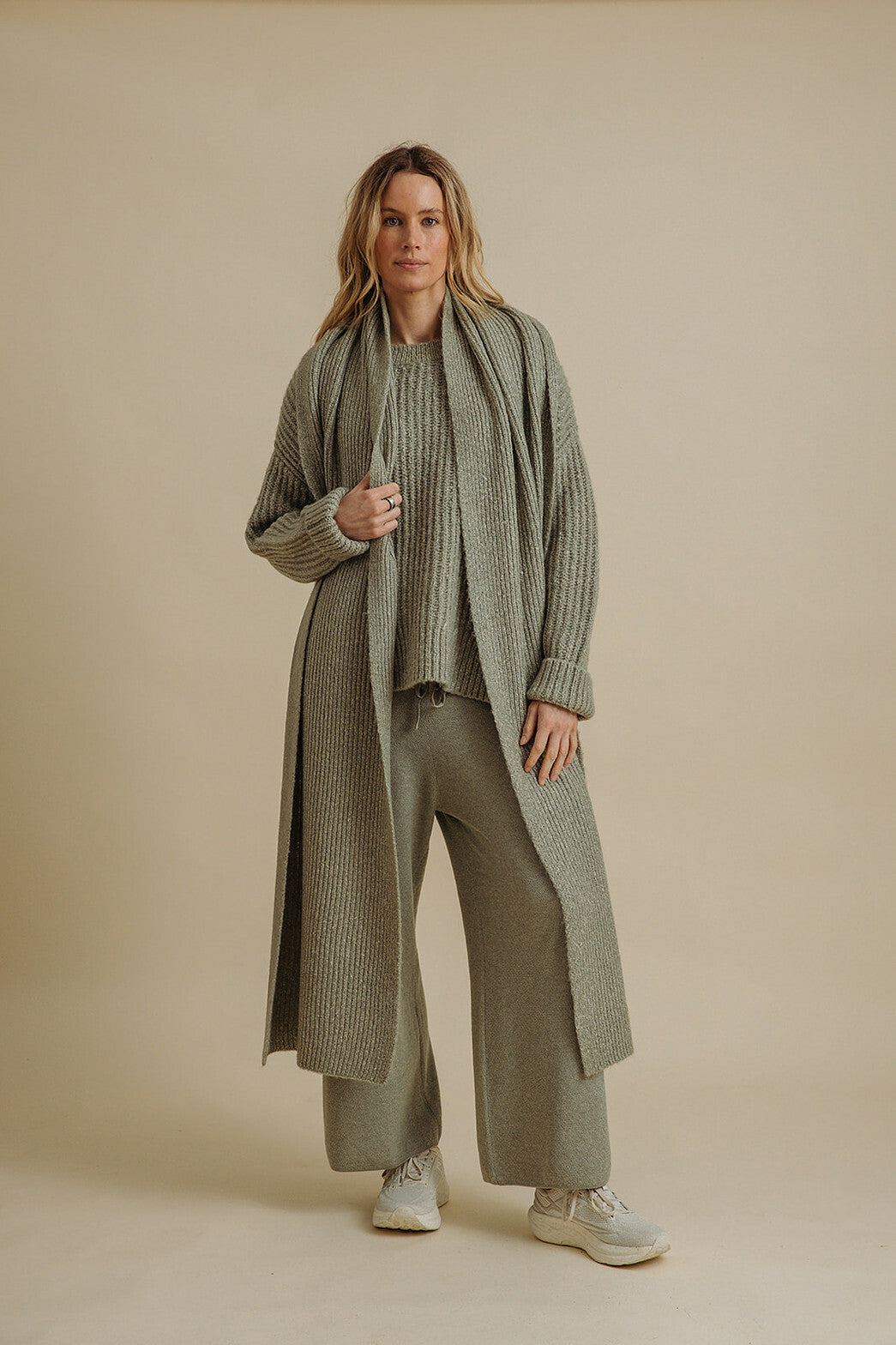 Dreams Rib Scarf Eucalypt