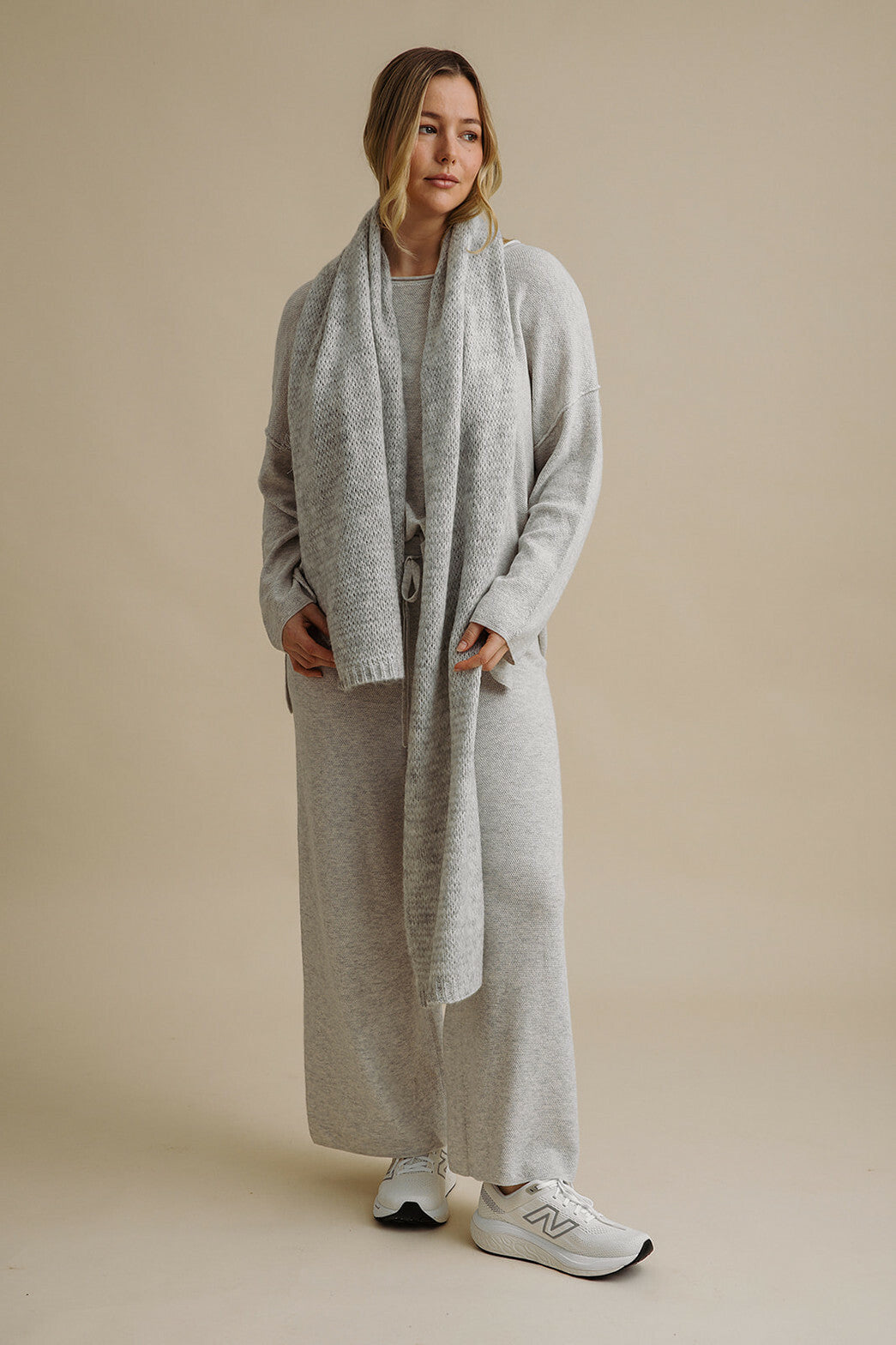 Winter Retreat Merino Cotton Pullover Marble