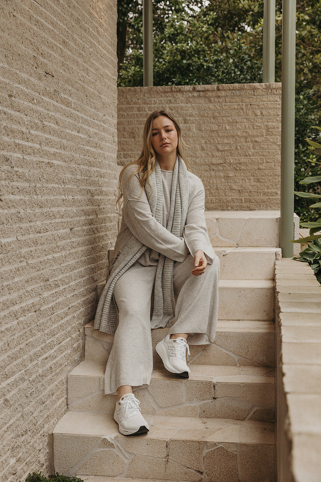 Winter Retreat Merino Cotton Pullover Marble