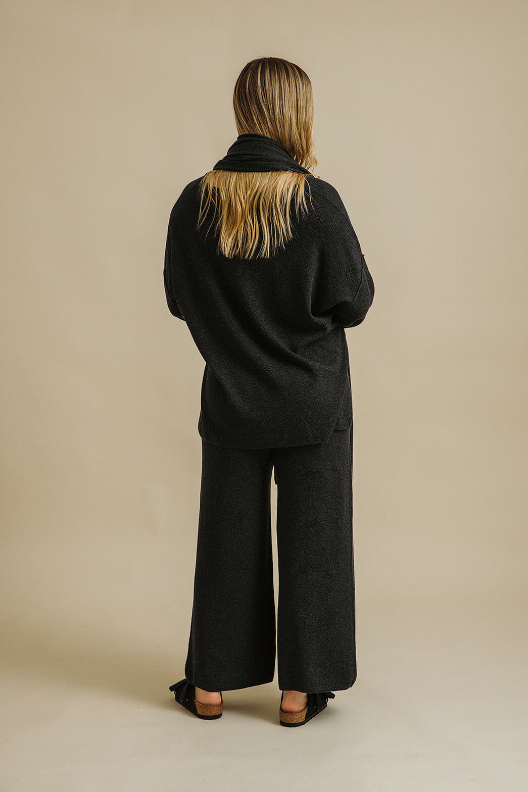 Winter Retreat Merino Cotton Pullover Ghost Grey