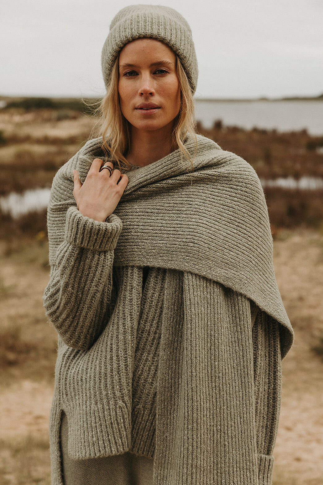 Dreams Rib Scarf Eucalypt
