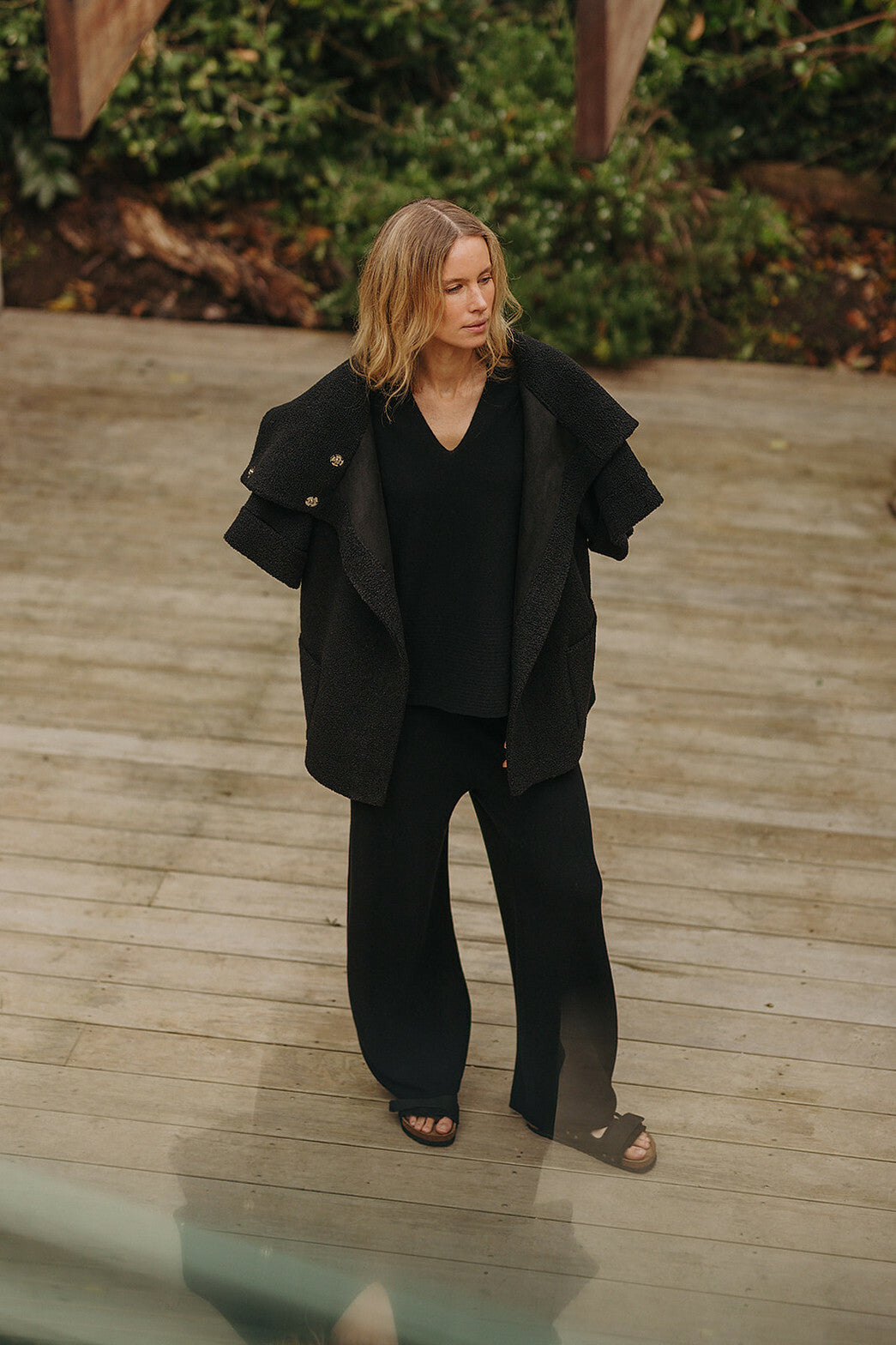 Grace Merino Cotton Pant Black