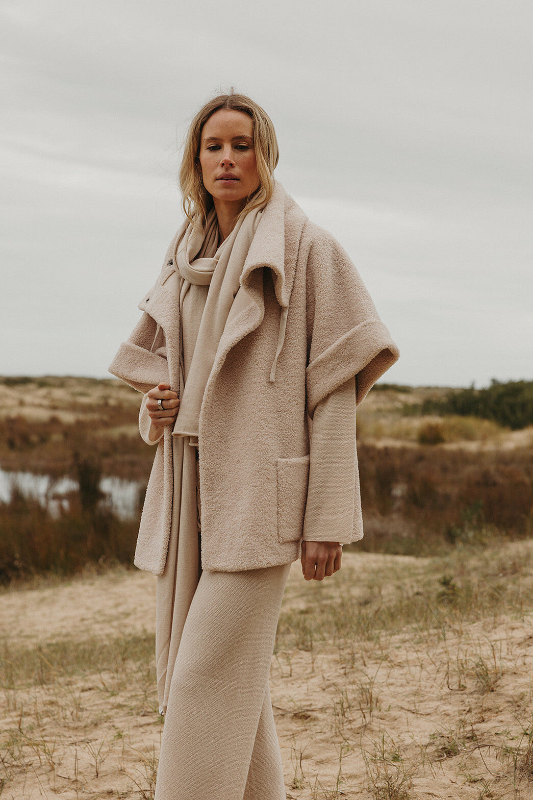 Sherpa Cuddle Coat Nougat