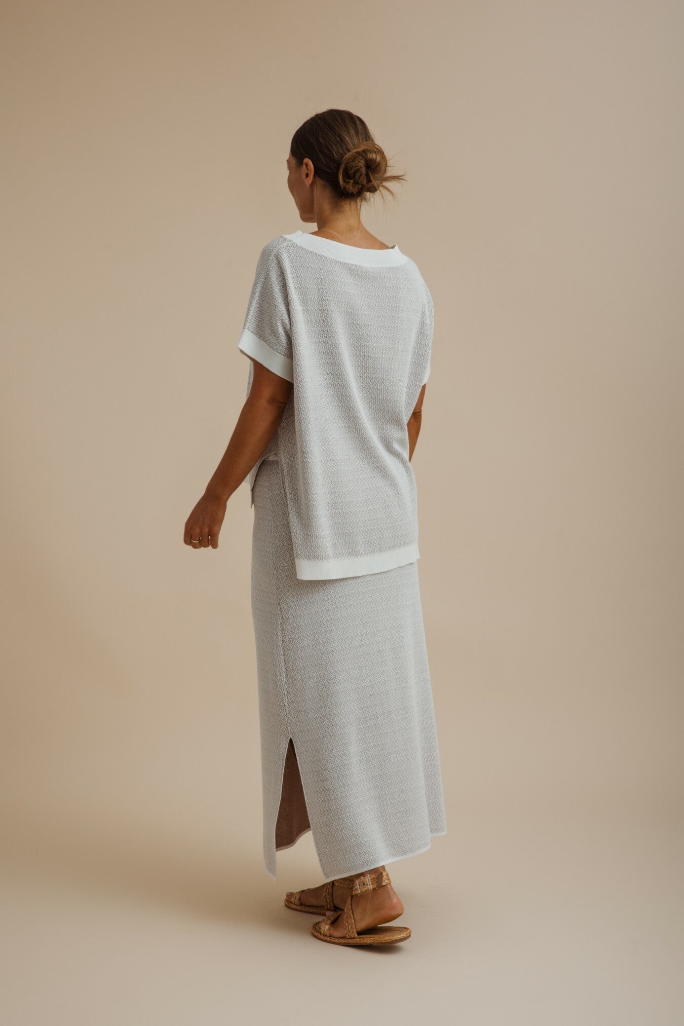 Crepe Knitted Skirt