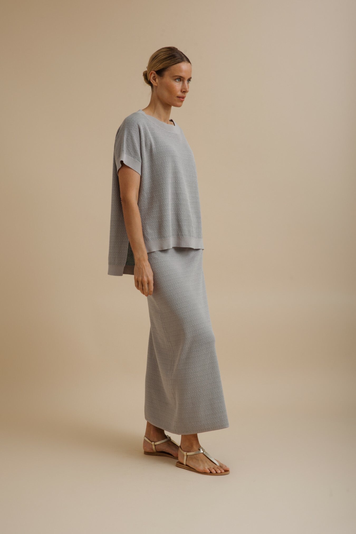 Crepe Knitted Skirt