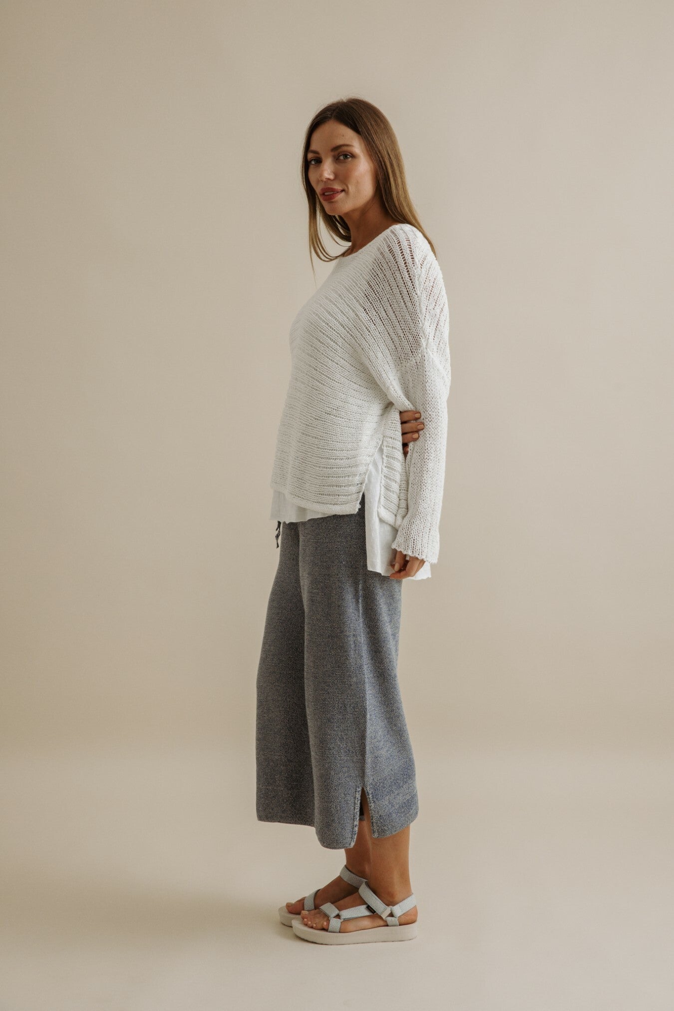 Coast-to-Coast Pullover White