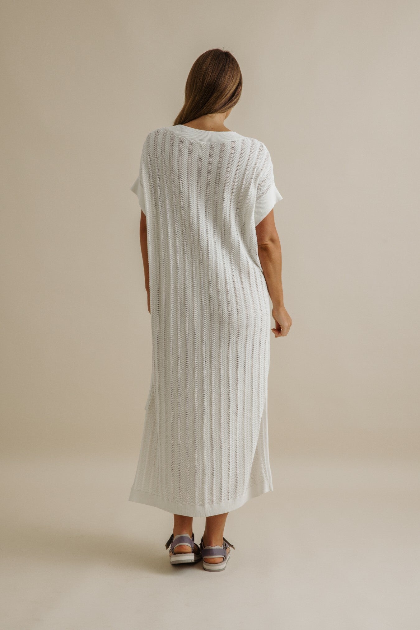 Coda Pointelle Dress Milk