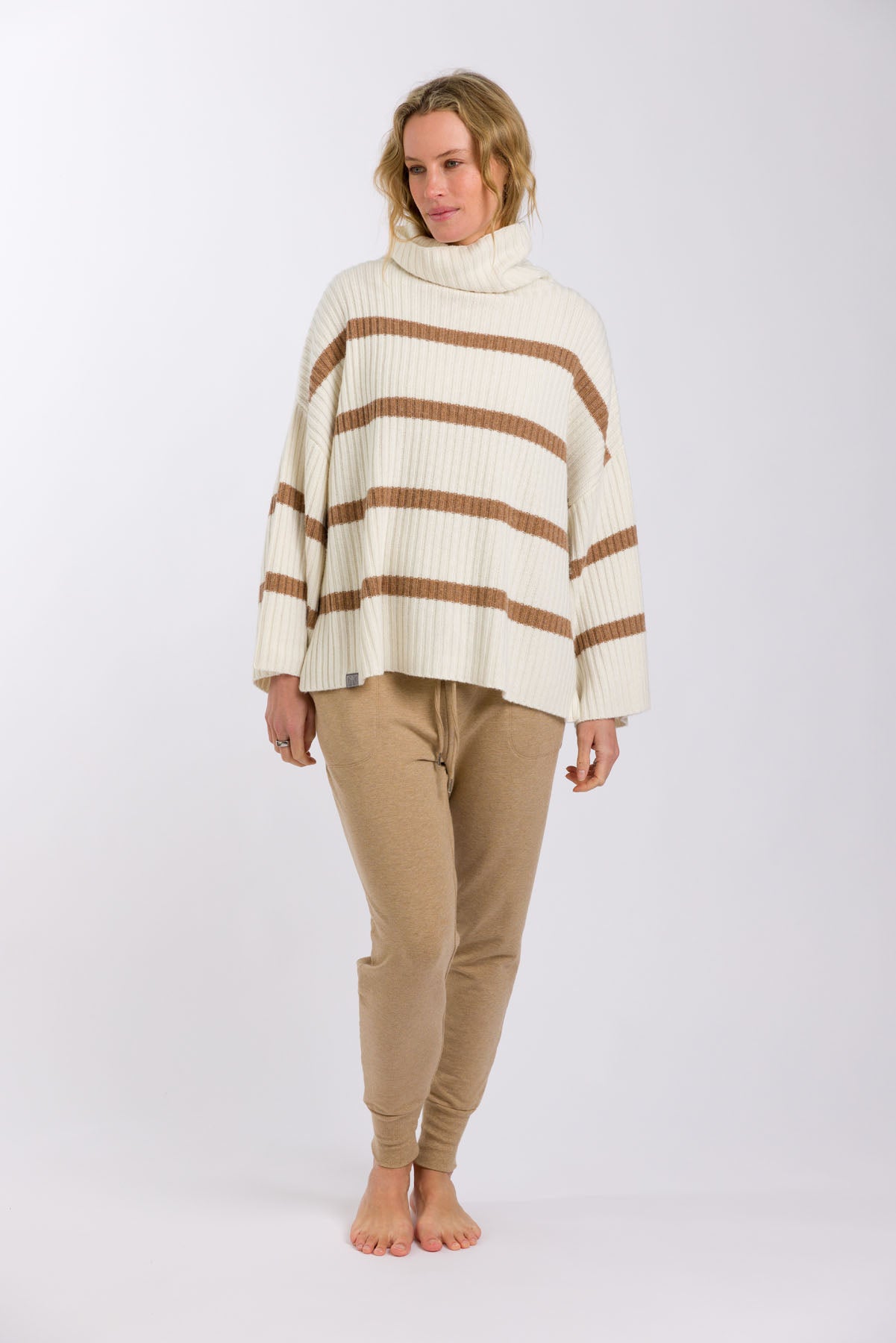 Divine Stripe Rib Pullover
