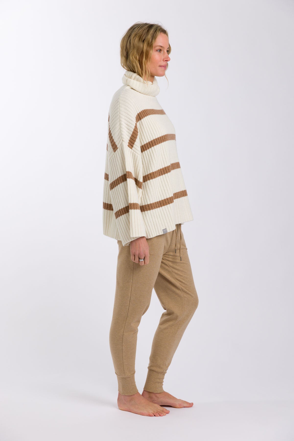 Divine Stripe Rib Pullover