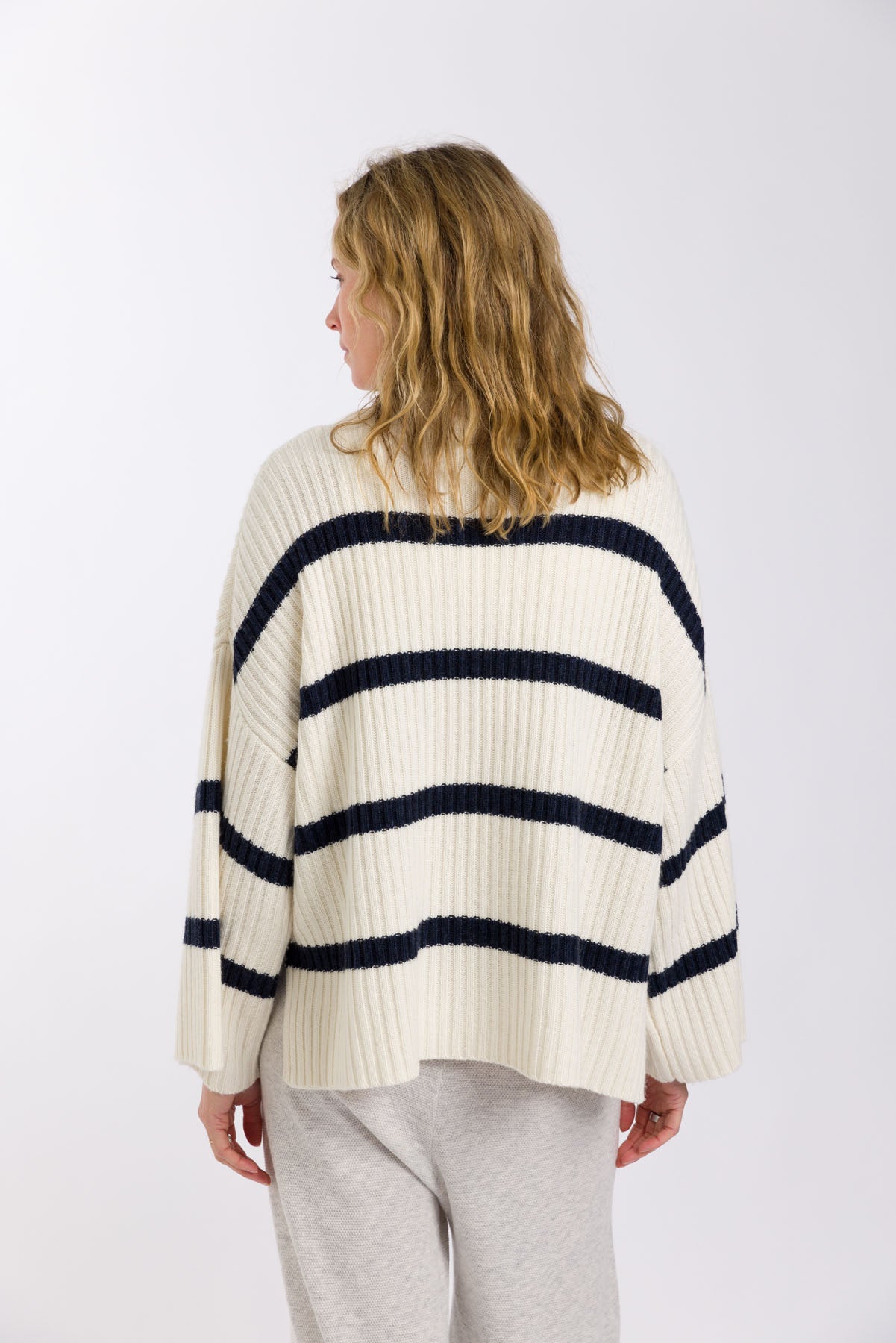 Divine Stripe Rib Pullover