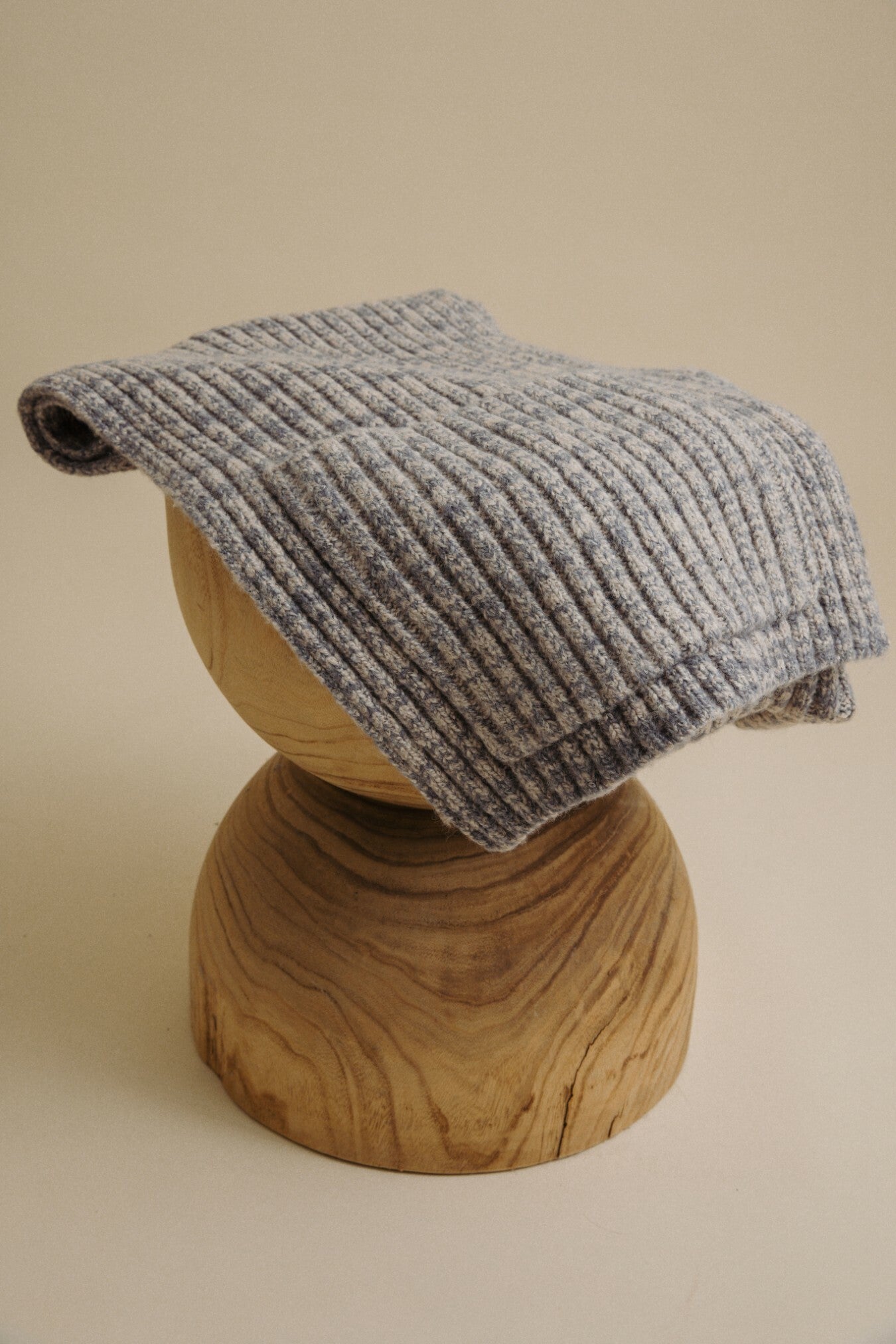 Dreams Rib Twist Scarf Wheat x Ash