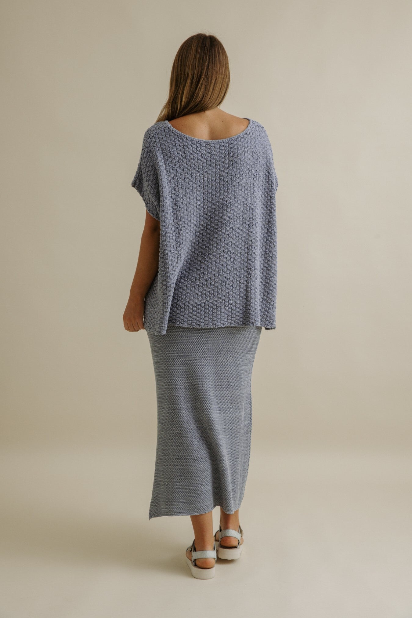 Ladder Shortsleeve Pullover Chambray