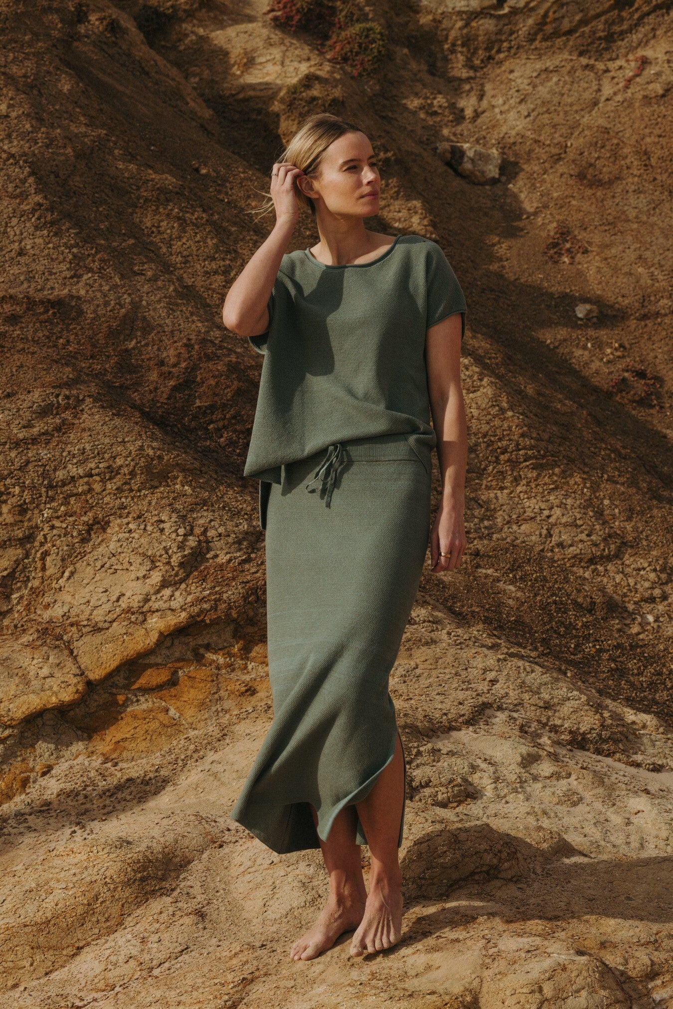 Retreat Cotton Twist Skirt