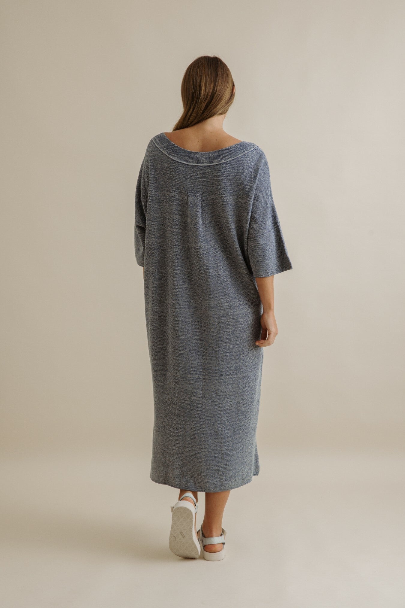 Retreat Cotton Twist Dress Pool Combo