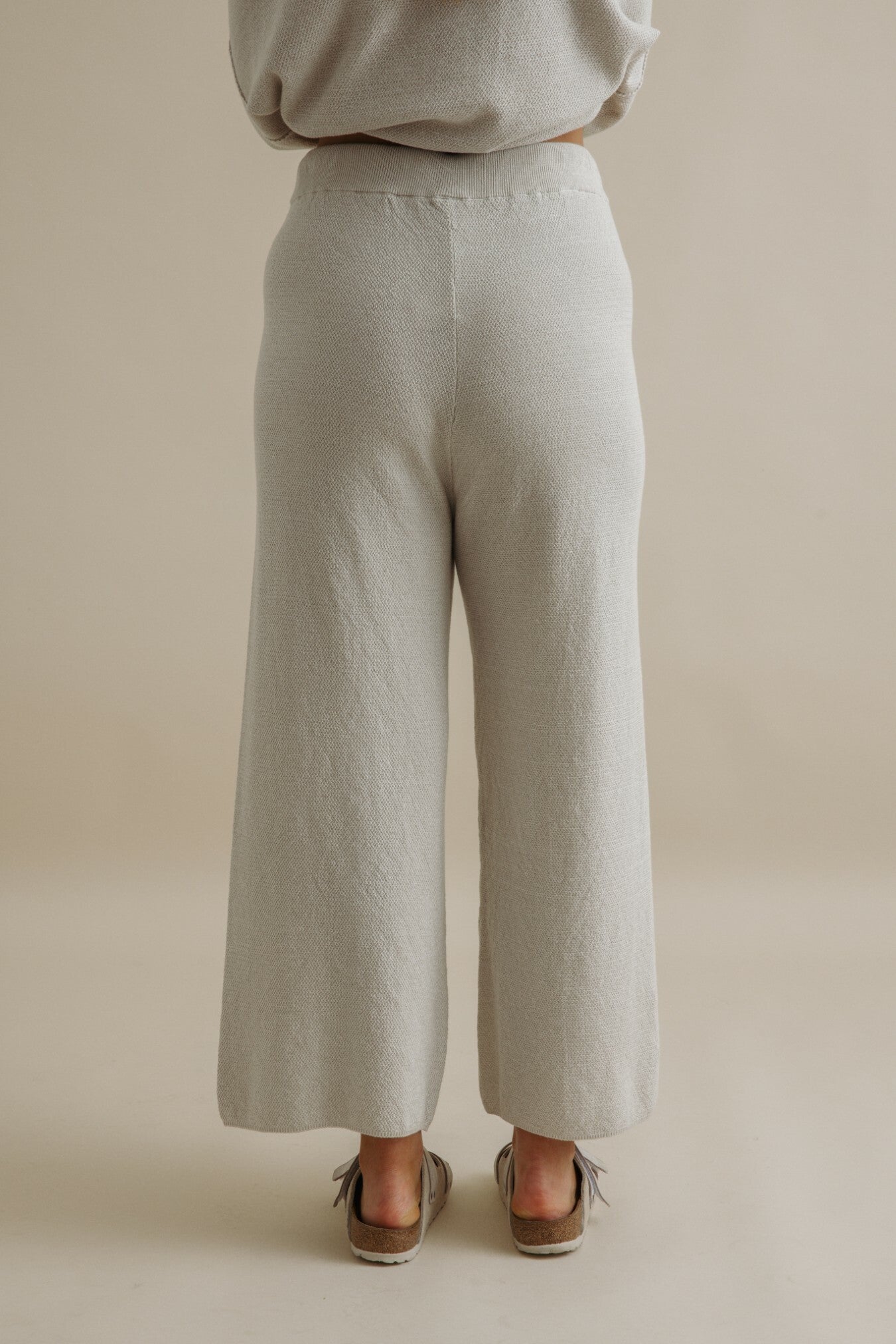 Retreat Cotton Twist Full Length Pant Silver x Salt