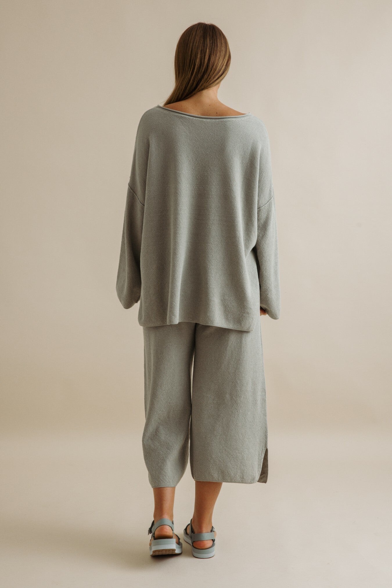 Retreat Cotton Twist Pullover Thyme Combo