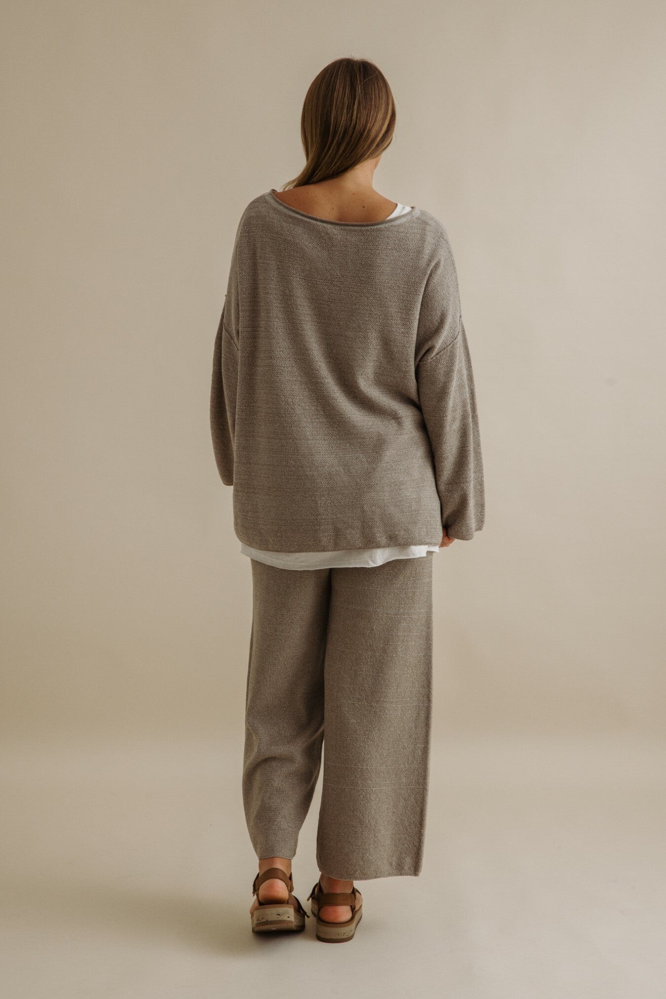 Retreat Cotton Twist Pullover Vintage Khaki x Silver