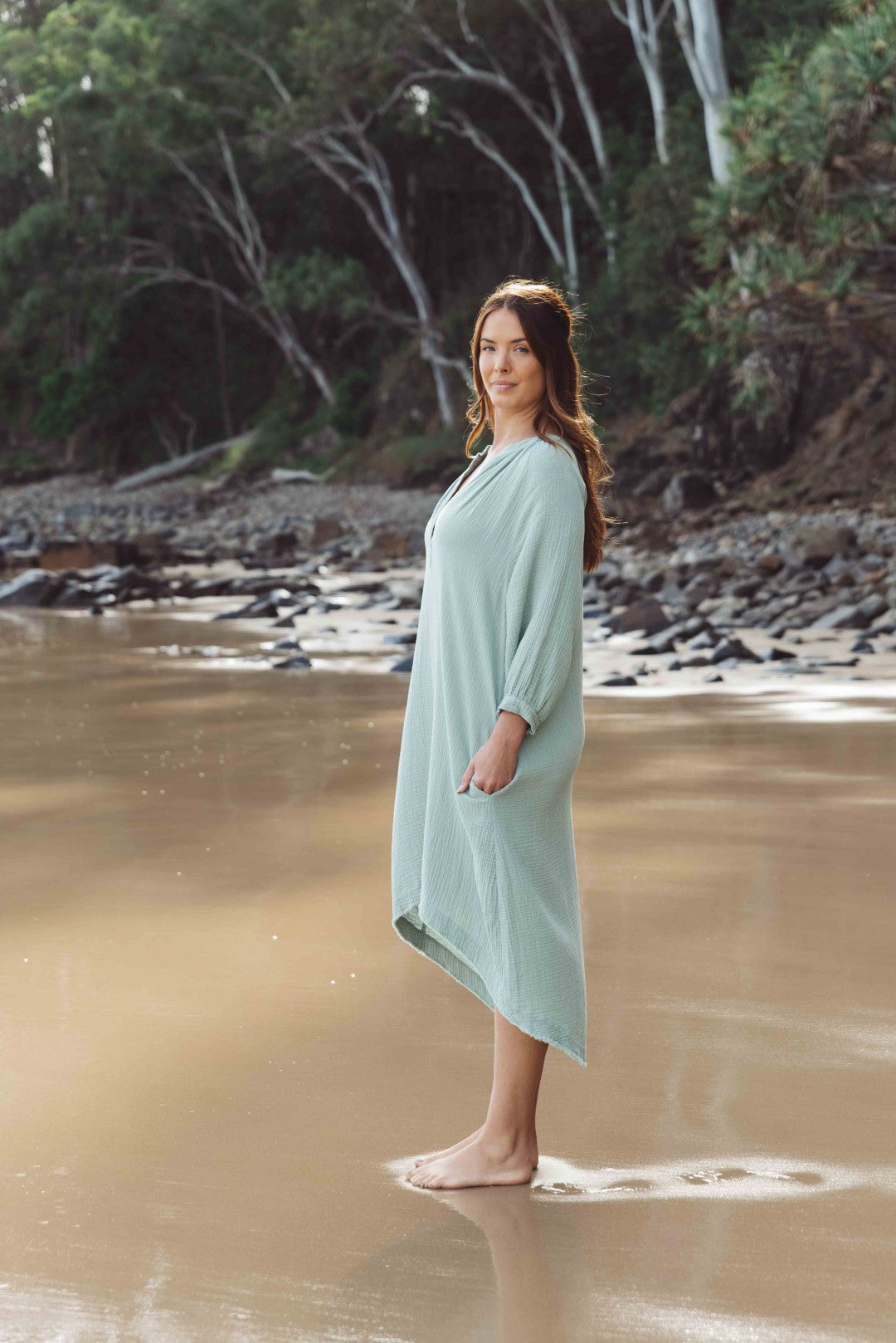 Samoa Feather Soft Organic Beach Tunic