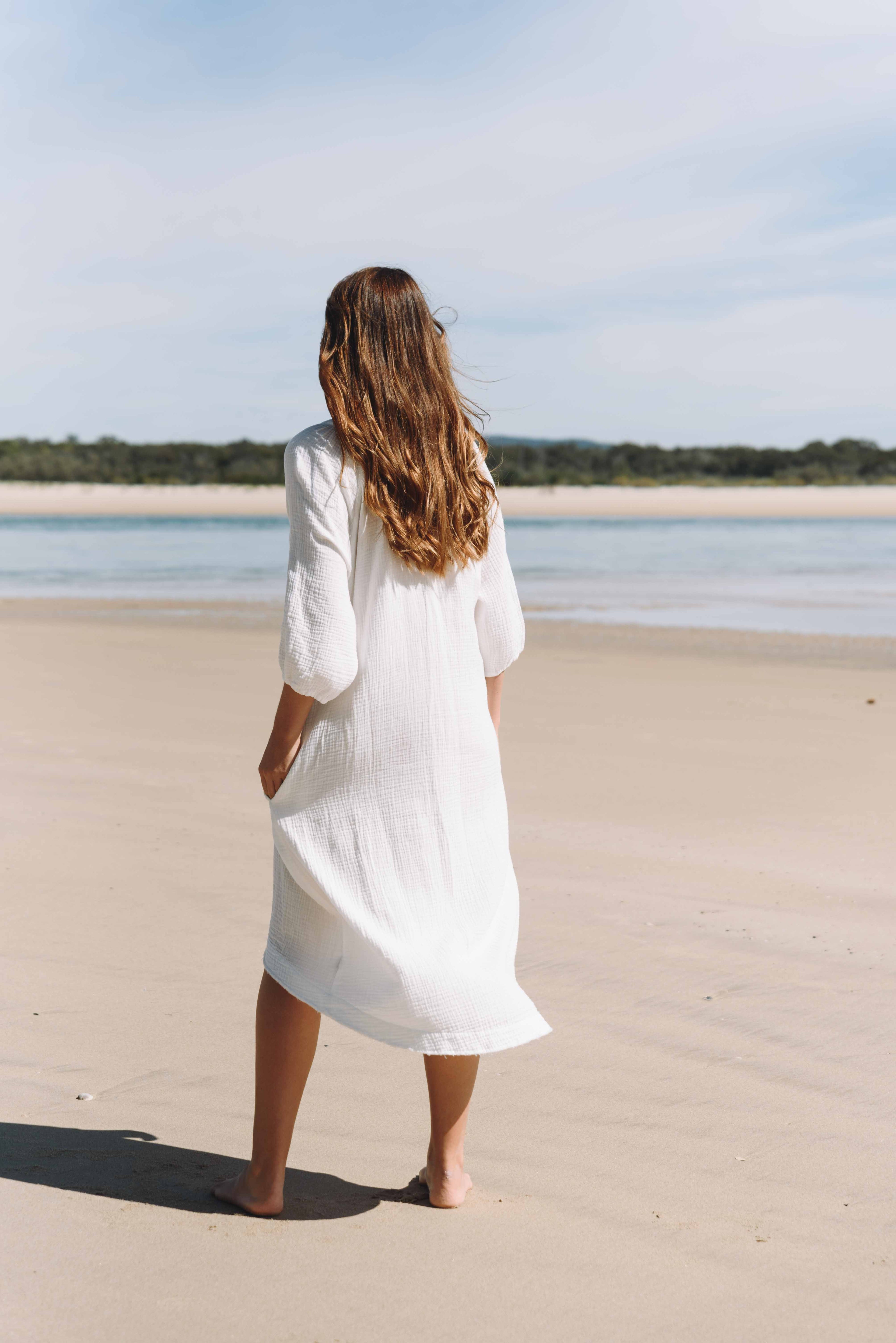 Samoa Feather Soft Organic Beach Tunic