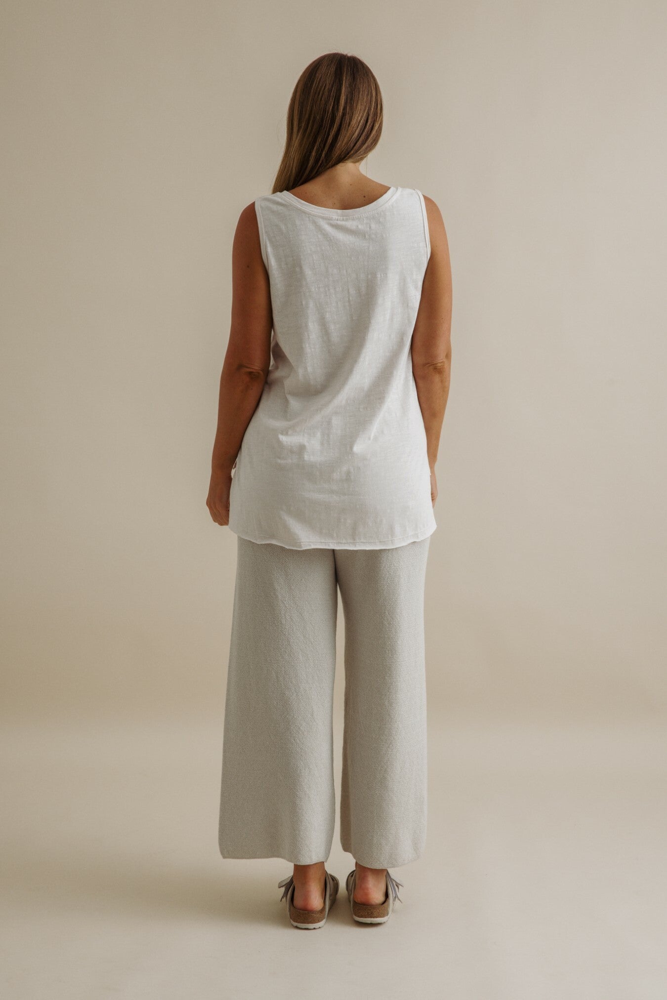 Shoreline High Low Singlet 2.0 Pearl