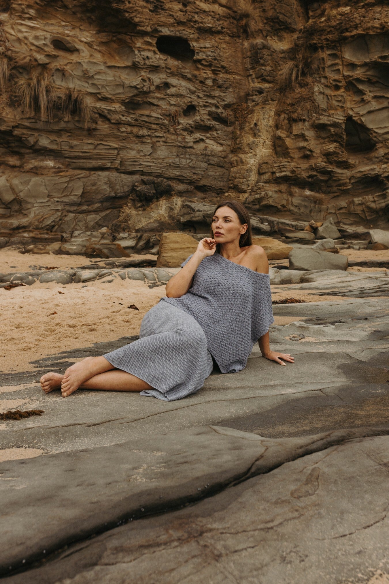 Ladder Shortsleeve Pullover Chambray