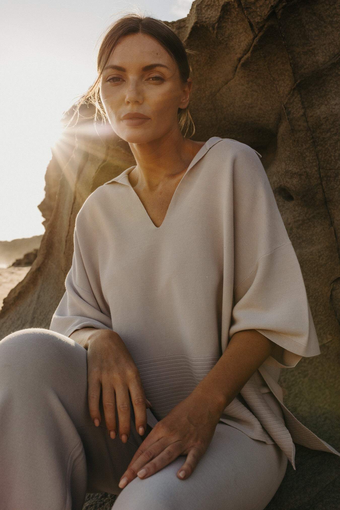 Grace Summer Pullover Silver Haze