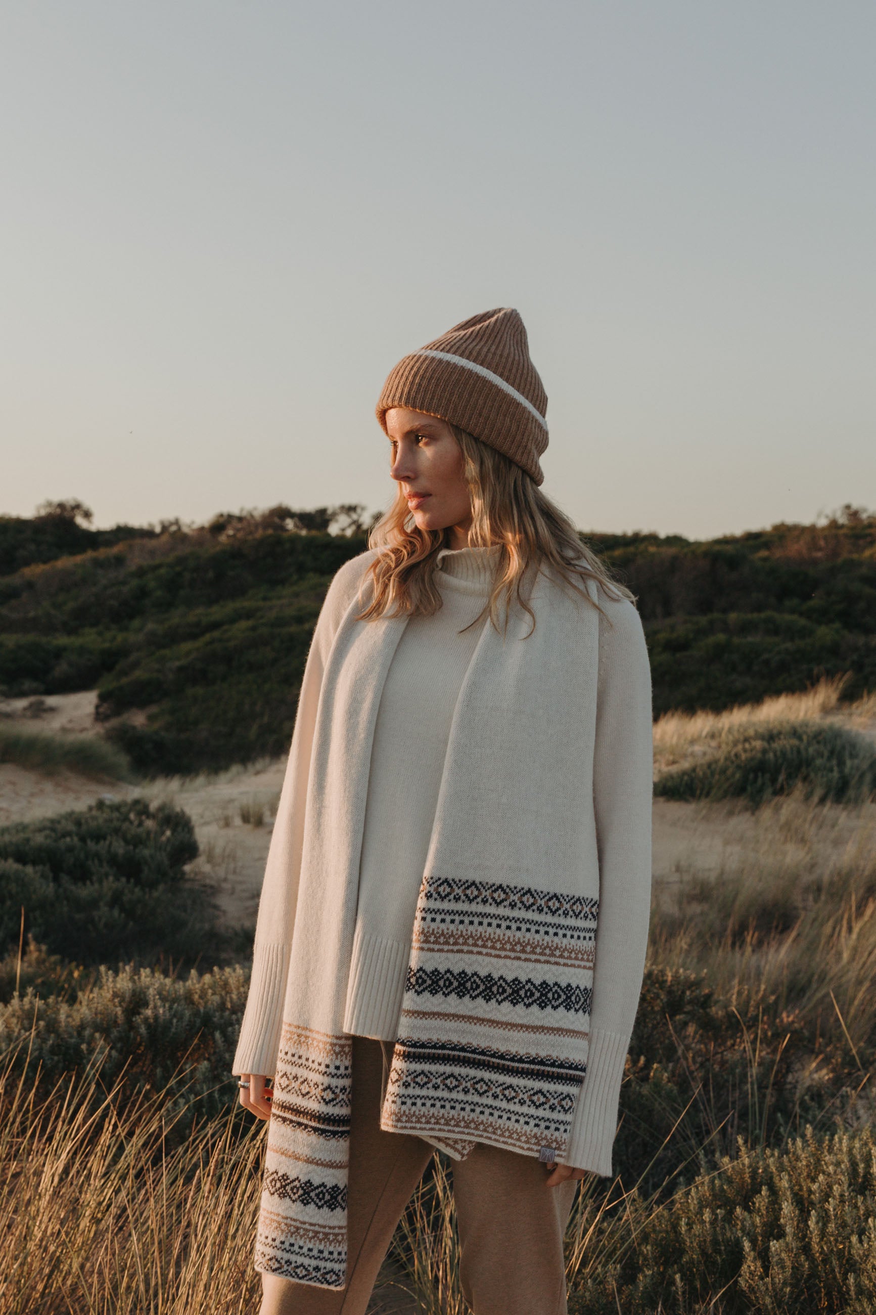 Fair Isle Double Faced Wrap