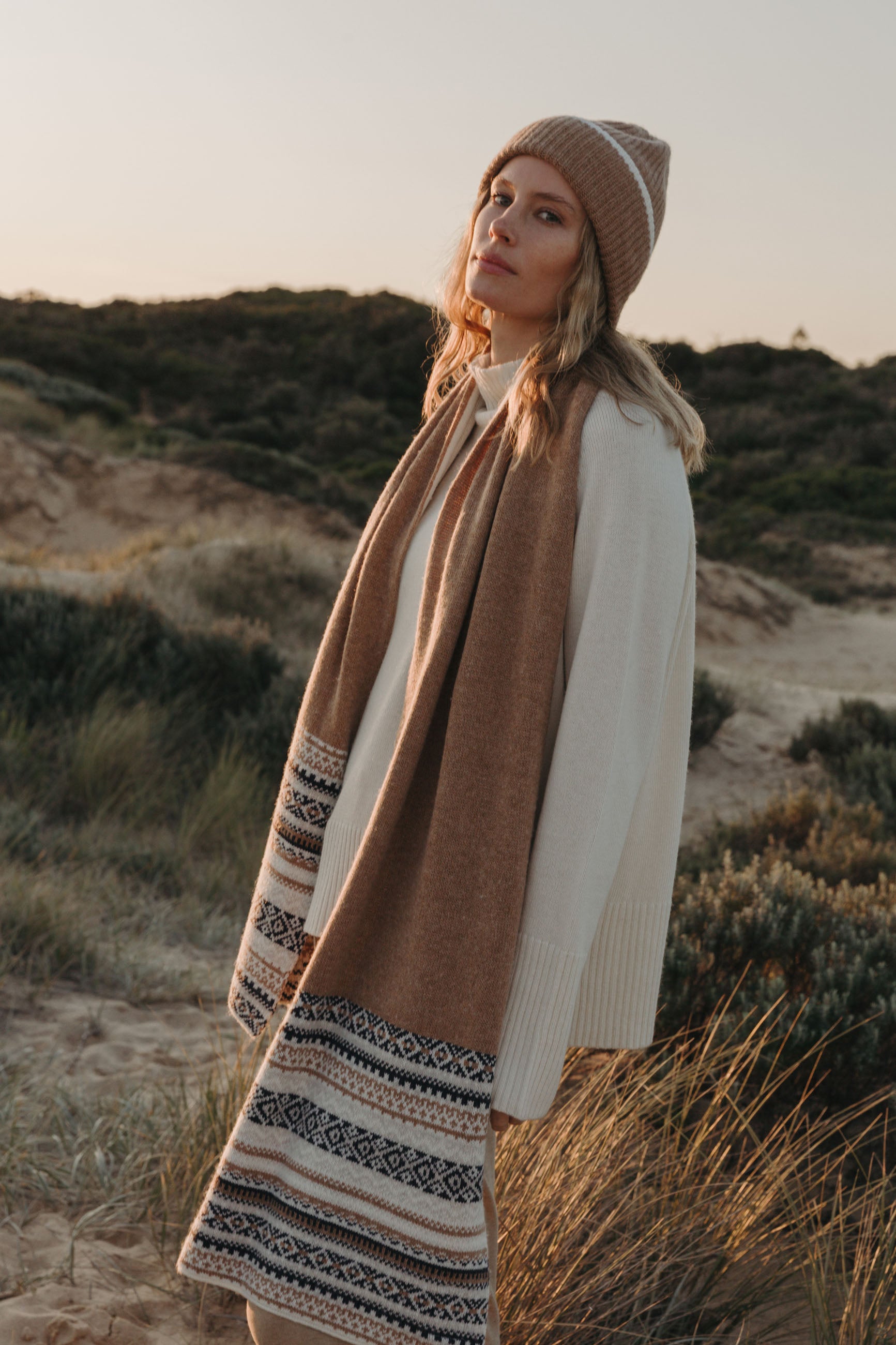 Fair Isle Double Faced Wrap