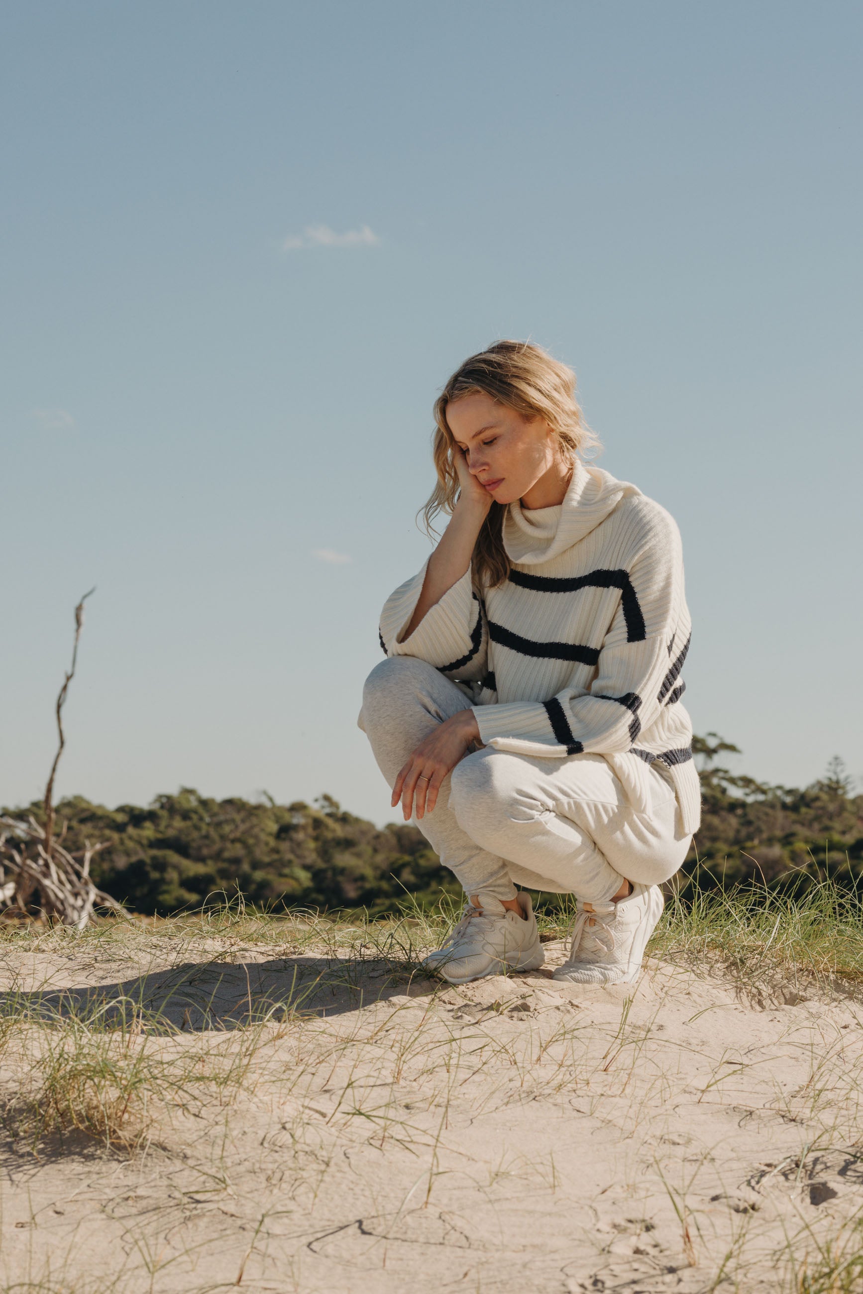Divine Stripe Rib Pullover