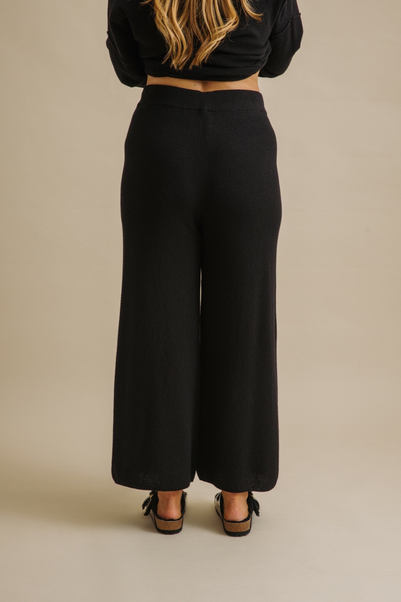 Winter Retreat Merino Cotton Pant Noir