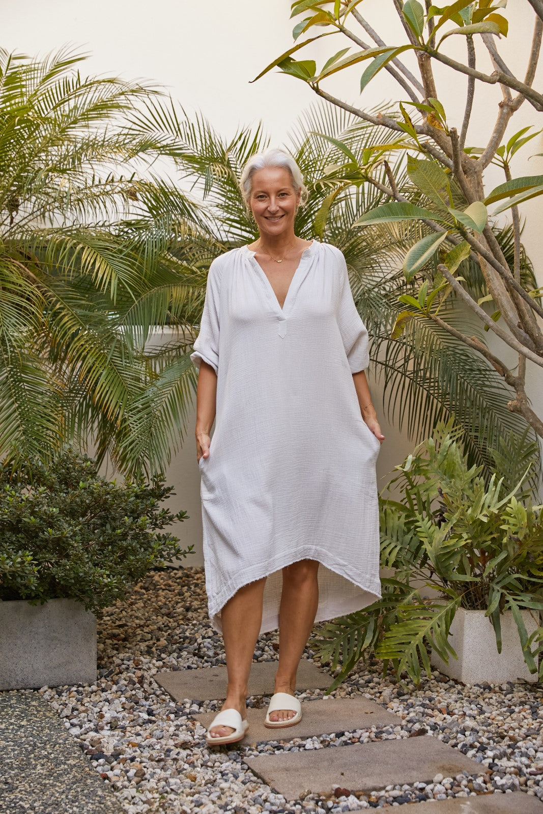 Samoa Feather Soft Organic Beach Tunic
