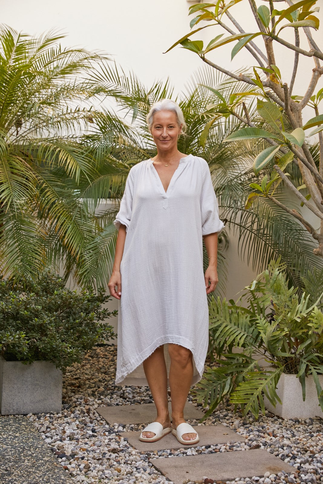 Samoa Feather Soft Organic Beach Tunic