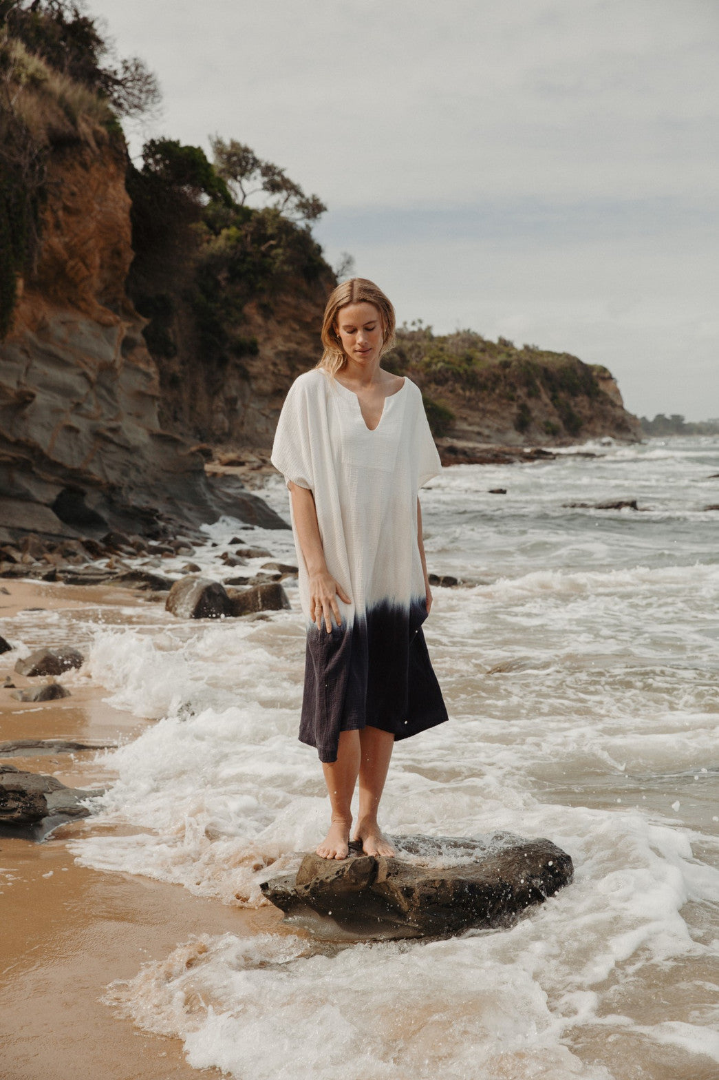 Kaimana Dip-Dyed Kaftan