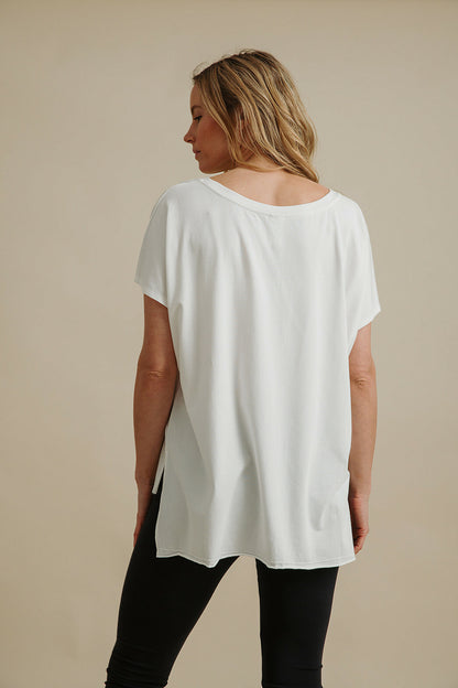 Heavenly Jersey Shortsleeve Tee Bright White