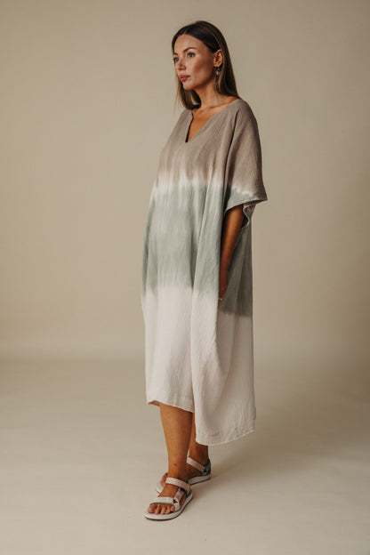 Kaimana Dip-Dyed Kaftan