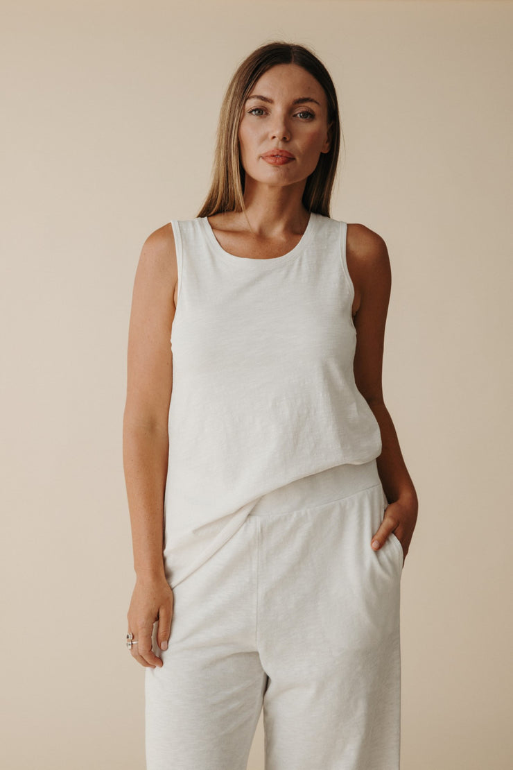 Shoreline Fine Slub Singlet