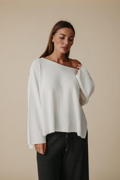 Retreat Cotton Twist Pullover Salt