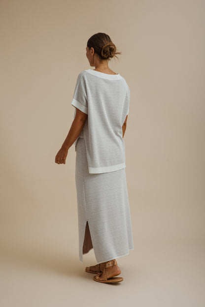 Crepe Knitted Skirt