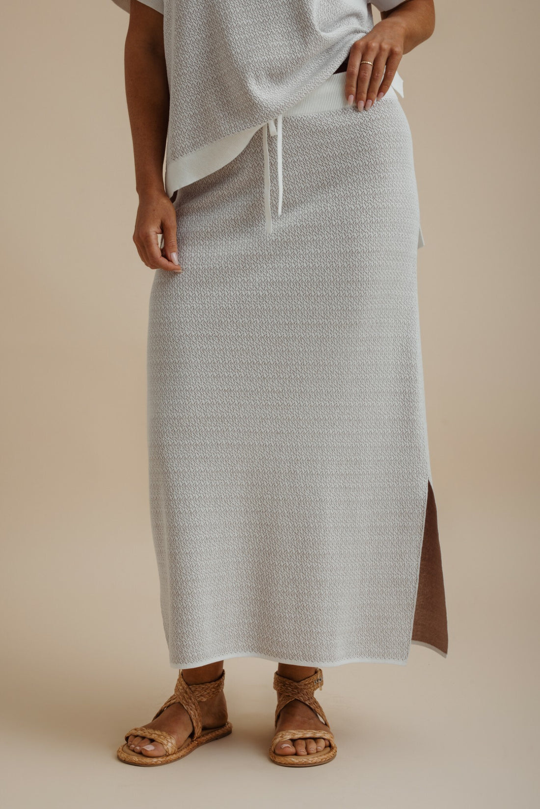 Crepe Knitted Skirt