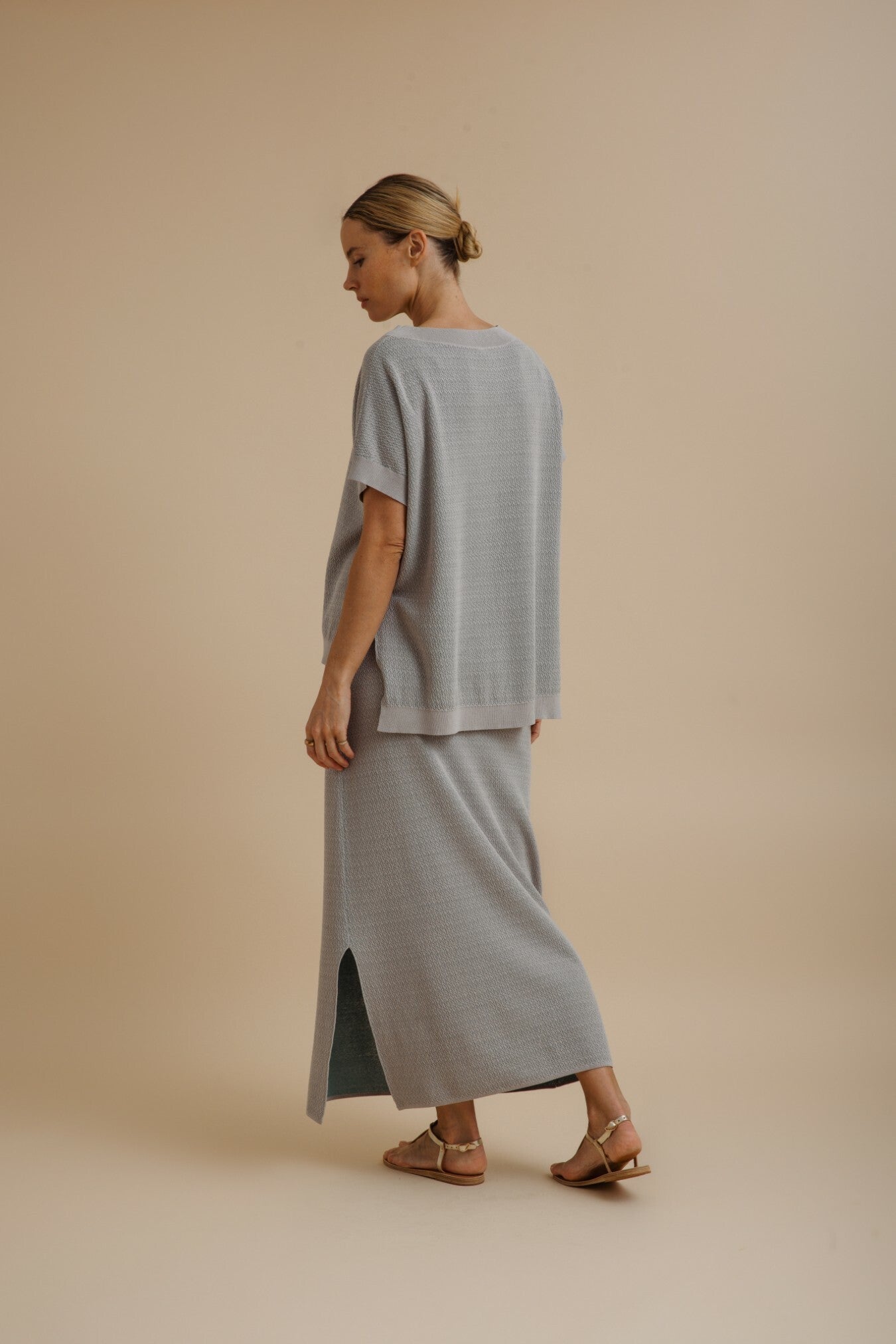 Crepe Knitted Skirt