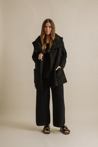 Sherpa Cuddle Gillet Noir