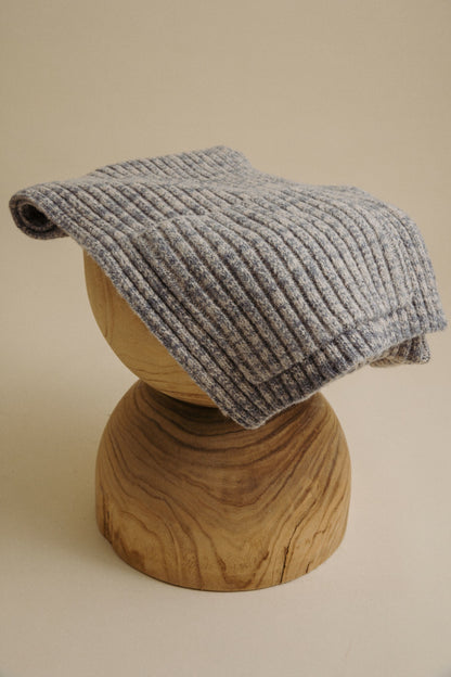 Dreams Rib Twist Scarf Wheat x Ash