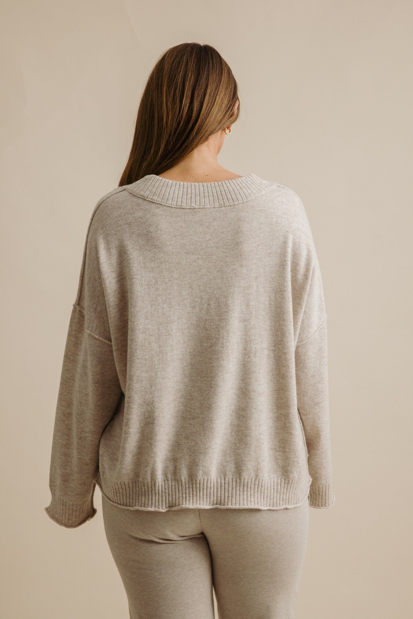 Elevate Crew Merino Cashmere Pullover Buckwheat