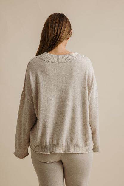 Elevate Crew Merino Cashmere Pullover Buckwheat