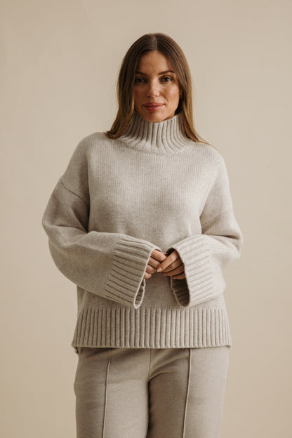 Elevate Merino Cashmere Pullover Buckwheat