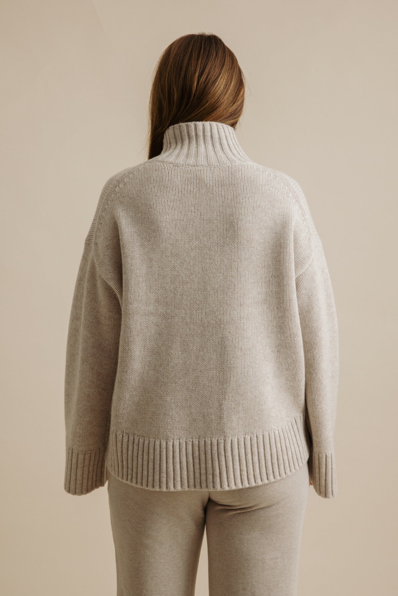Elevate Merino Cashmere Pullover Buckwheat