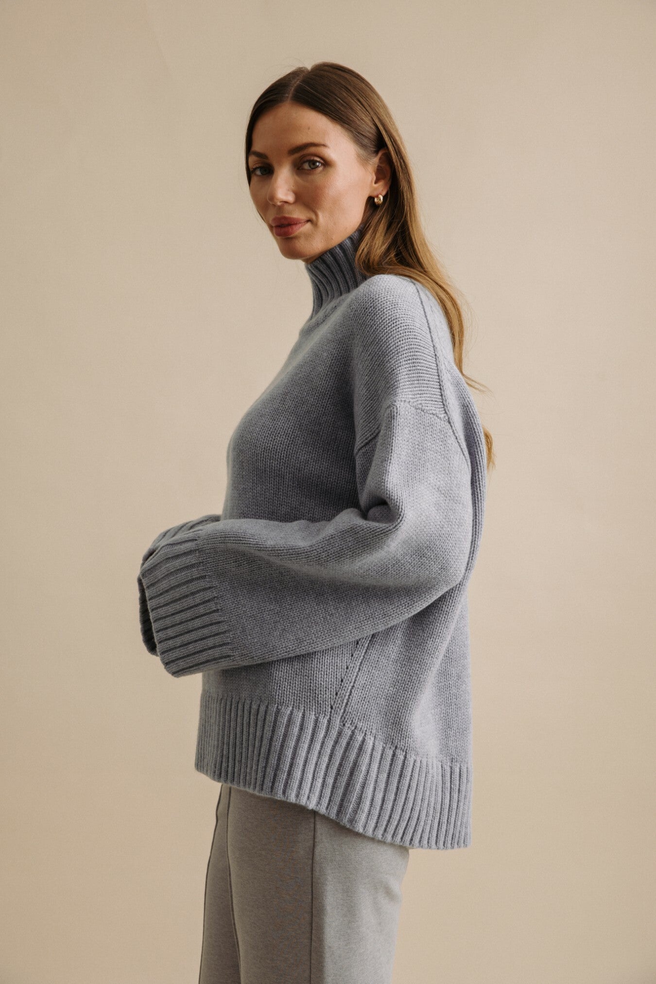 Elevate Merino Cashmere Pullover Ocean