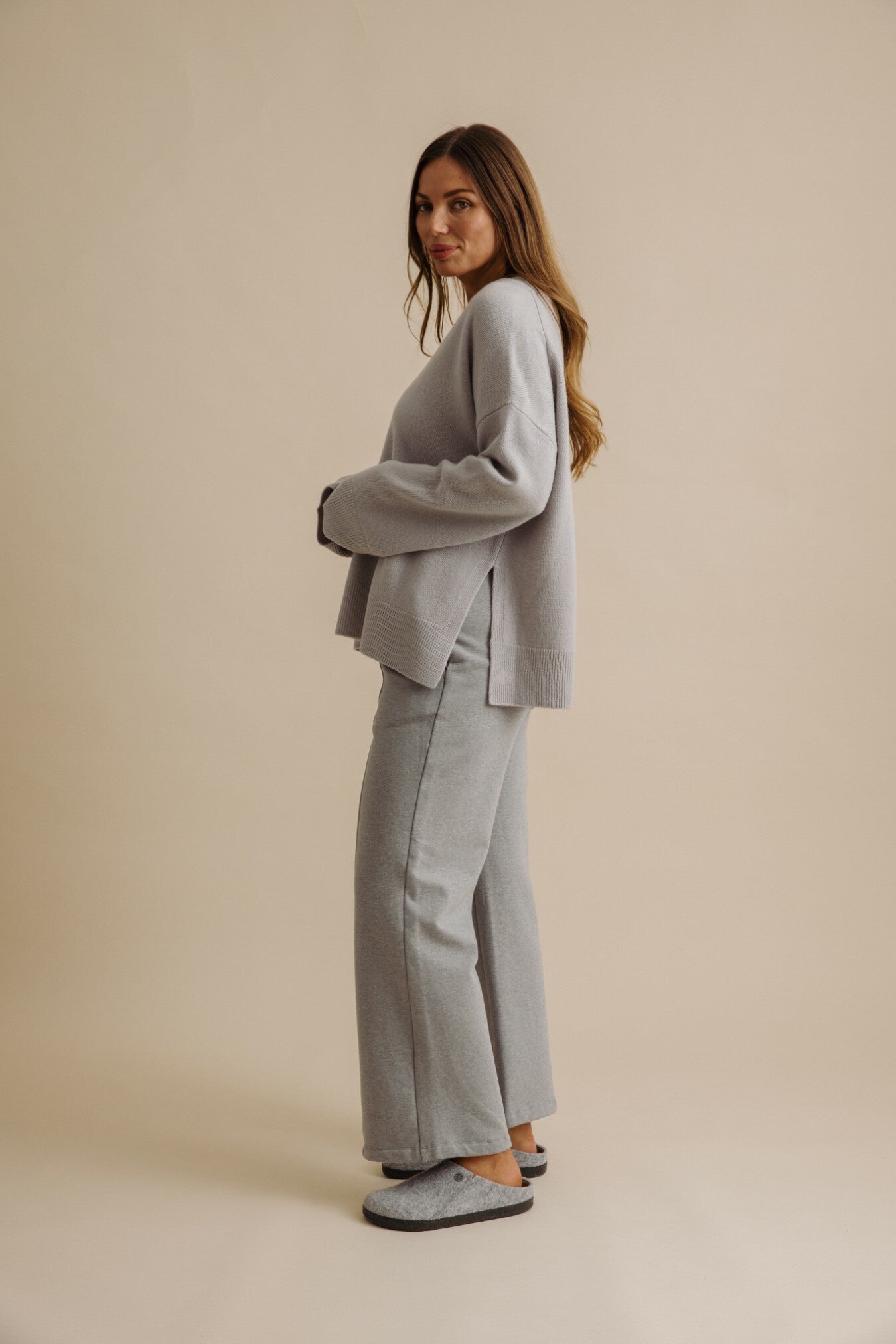Haven Merino V Pullover Misty