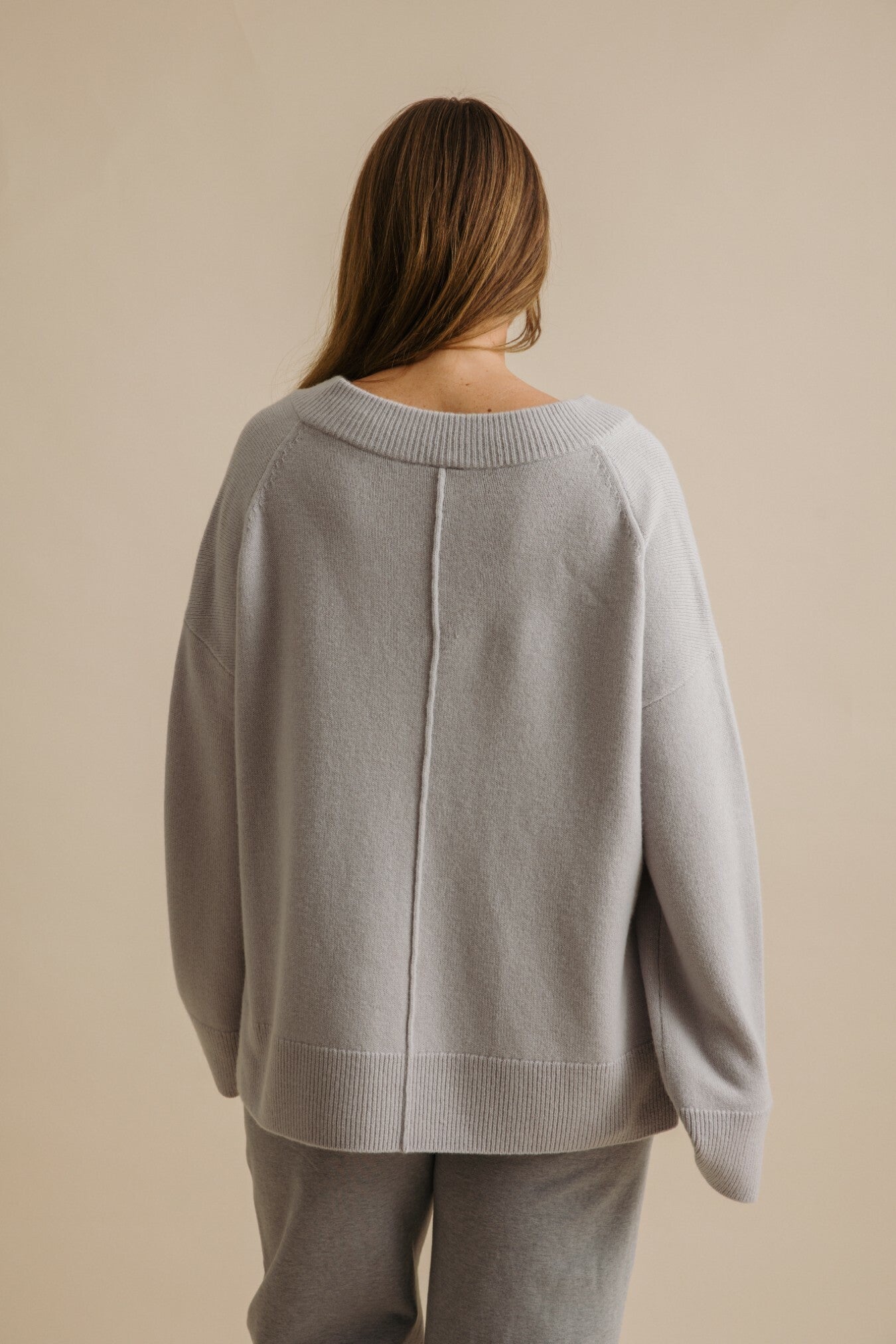 Haven Merino V Pullover Misty