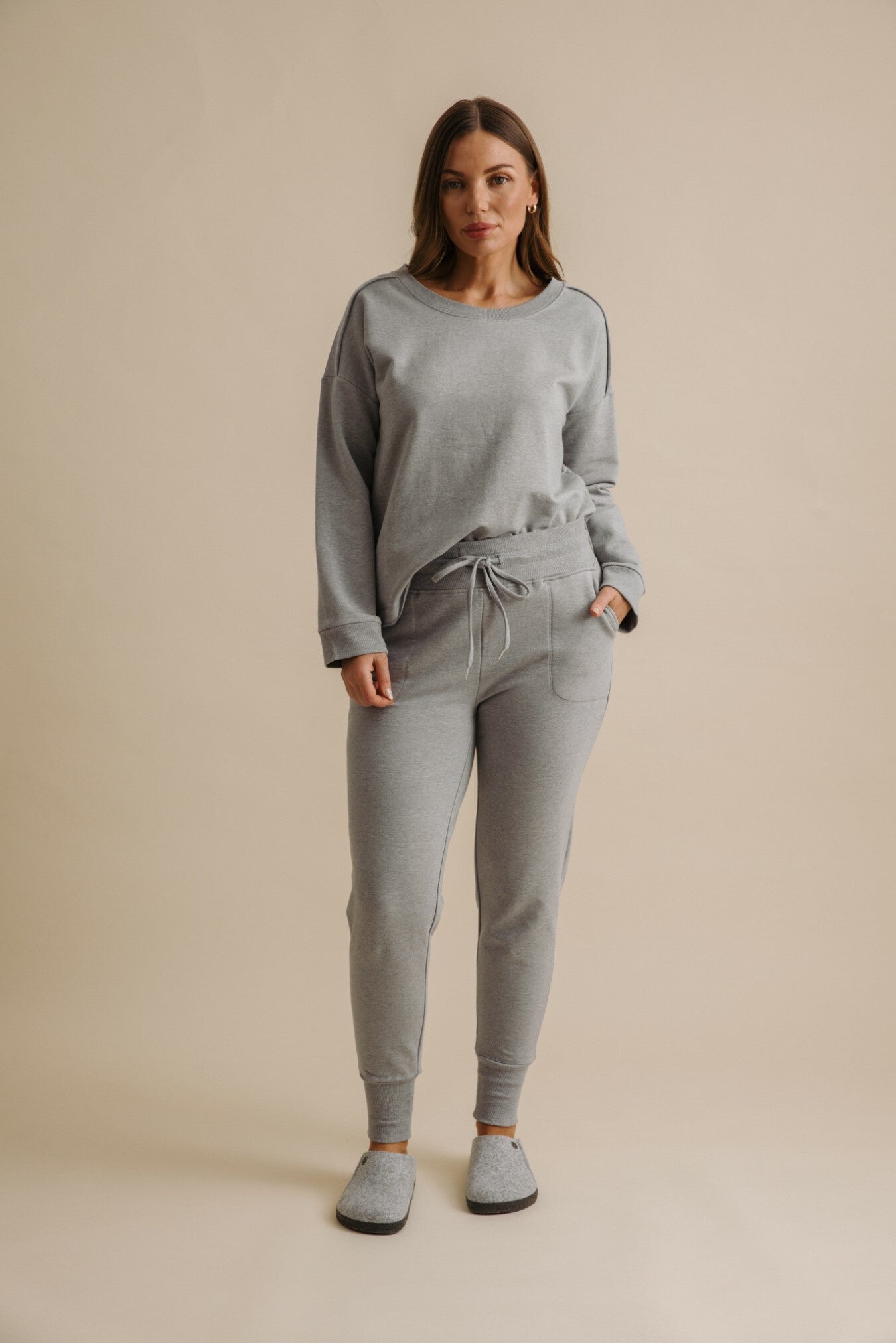 Heavenly Fleece Jogger Smoke